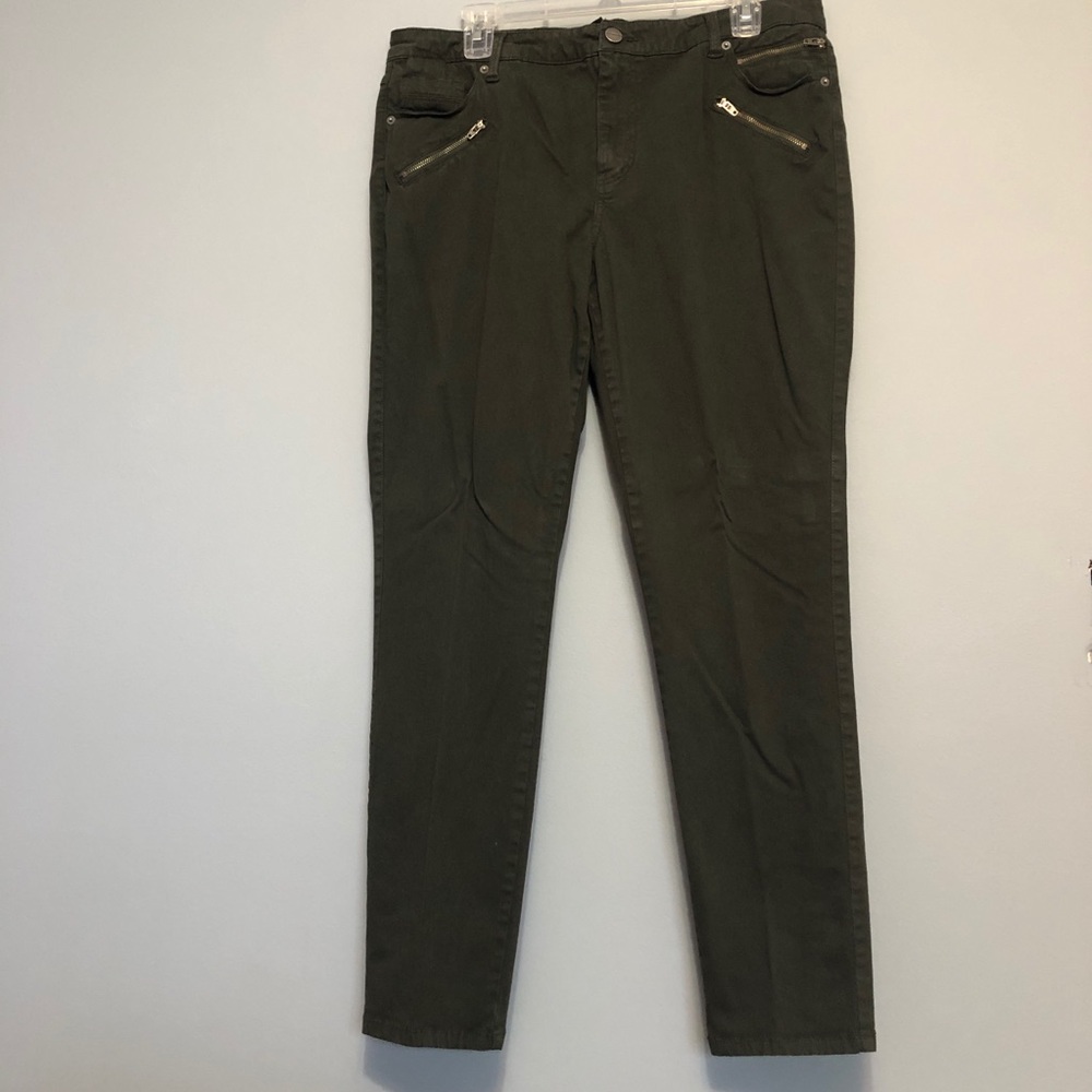 Kenneth Cole dark green jeans